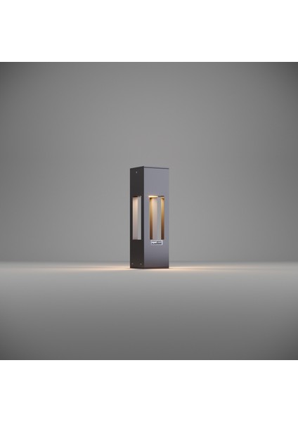 AKA010 Alüminyum Bollard LED Bahçe Aydınlatması 35 cm