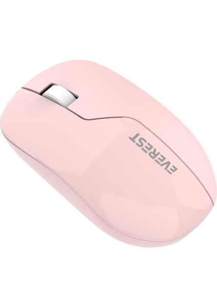 SMW-973 Pembe USB 2.4ghz Gölge Desenli Kablosuz Mouse (Pembe/pembe)