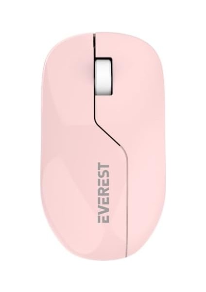 SMW-973 Pembe USB 2.4ghz Gölge Desenli Kablosuz Mouse (Pembe/pembe)
