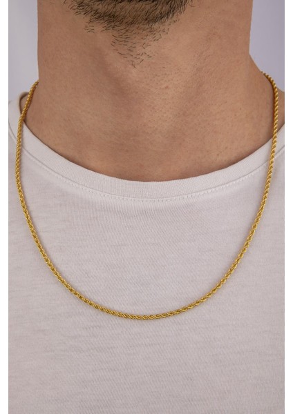 14 Ayar Altın Burgu Erkek Zincir Kolye 2.60 mm fiyatları