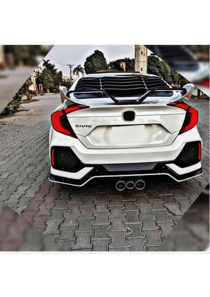Honda Civic Fc5 Bagaj Üstü Spoiler M Model Boyasız 2016- 2021 fırsatları