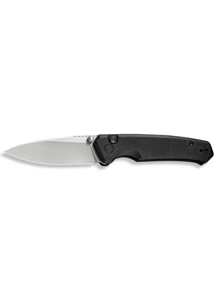 Altus Button Lock & Thumb Stud Knife Black G10 Handle Çakı