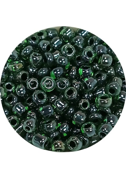 Dökme Cam Kum Boncuk (8/0) 3 mm - 20 Gram - Parlak Yeşil - BNC162