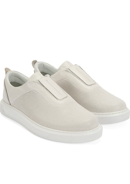 Darren Beyaz Kadın Deri Günlük Ayakkabı