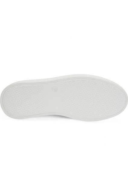 Darren Beyaz Kadın Deri Günlük Ayakkabı fırsatları