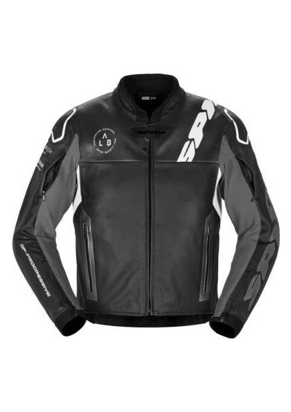 Dp Progressıve Leather Deri Ceket Siyah Beyaz