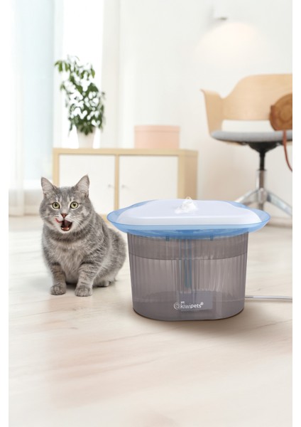 Pets Otomatik Pet Su Çeşmesi (Kedi/Köpek) 2,5 lt