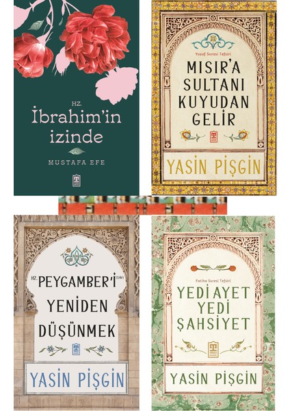Hz.İbrahimin İzinde / Hz.Peygamberi Yeniden / Mısıra Sultanı Kuyudan Gelir / Yedi Ayet Yedi Şahsiyet (4 Kitap + Ayraç)