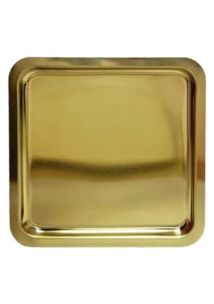 Gold Kare 6'lı Sunum Tepsisi 21CM