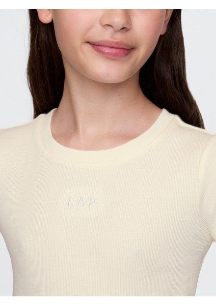 Kız Çocuk Bej Gap Logo T-Shirt fiyatları