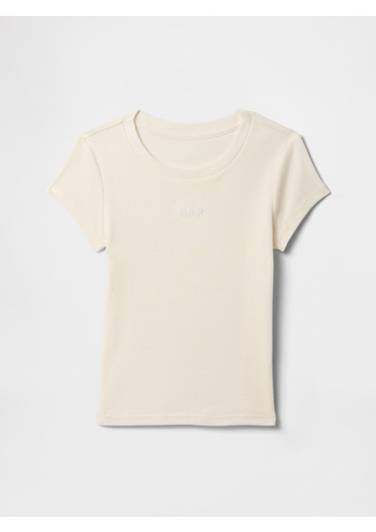 Kız Çocuk Bej Gap Logo T-Shirt fırsatları