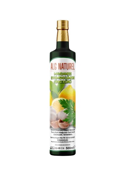 Maydanoz Sarımsaklı Limon Sirke Kürü