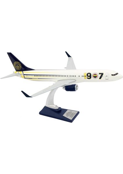 Boeing 737-800 1/100 Ölçek Fenerbahçe Lisanslı 1907 Tasarım Maket Uçak (UCK0187)