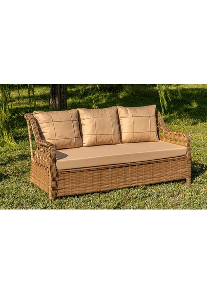 Oscar Rattan Bahçe Mobi̇lyasi 3+1+1 Masali Garanti̇li̇