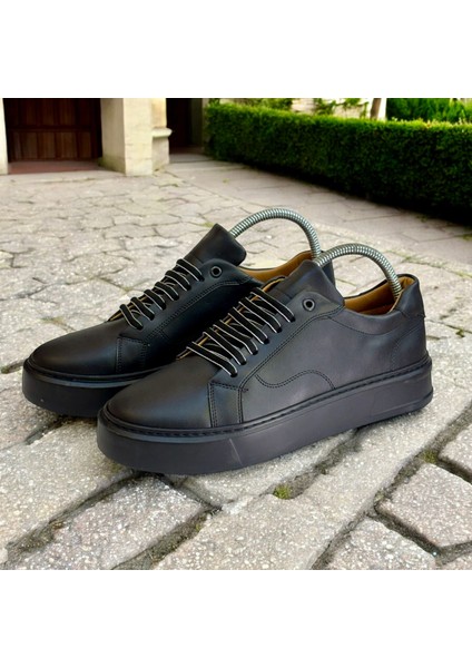 Günlük Klasik Deri Casual Rahat Ortopedik Kalın Taban Erkek Ayakkabı