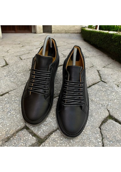 Günlük Klasik Deri Casual Rahat Ortopedik Kalın Taban Erkek Ayakkabı modelleri