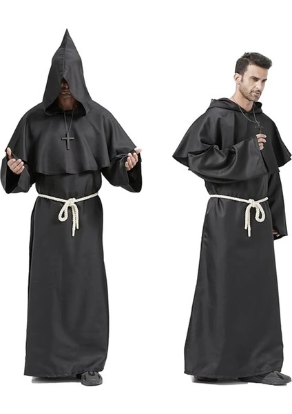 Siyah Keşiş Kostümü