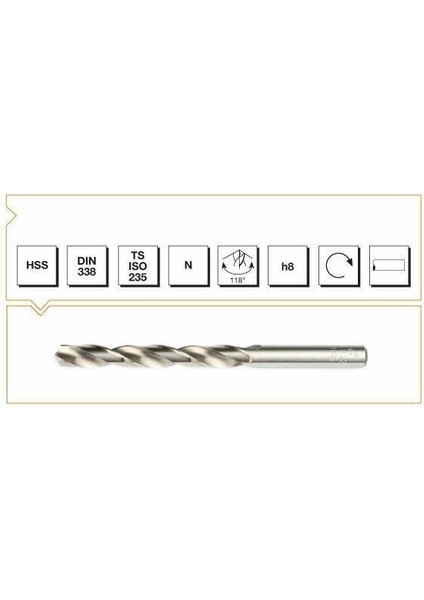 Hss 1.00 mm Matkap Dın 338 Rn