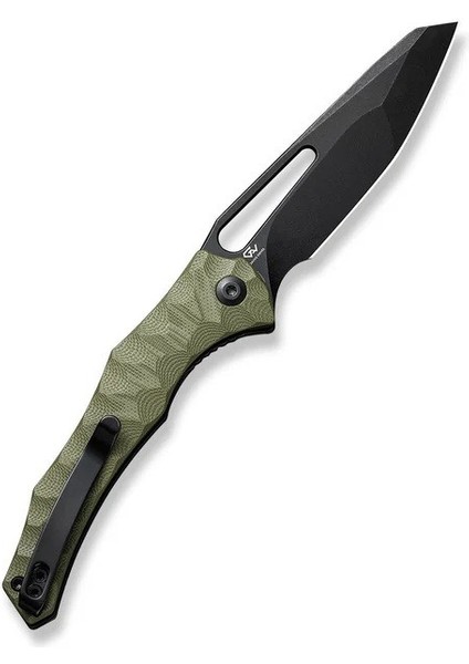 Spiny Dogfish Thumb Hole Knife Od Green G10 Handle Çakı modelleri