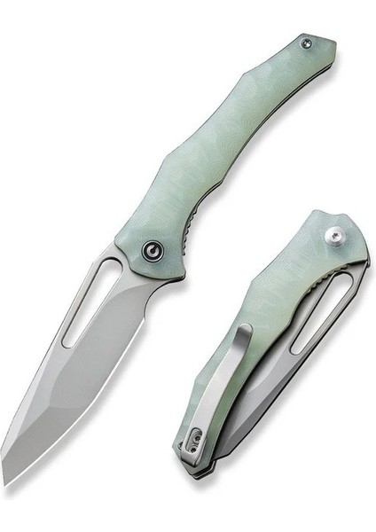 Spiny Dogfish Thumb Hole Knife Natural G10 Handle Çakı fiyatları