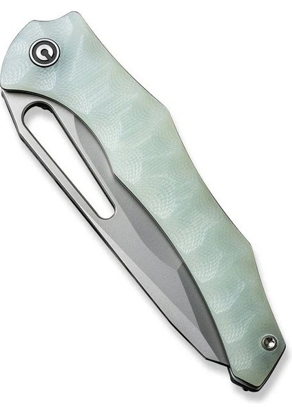 Spiny Dogfish Thumb Hole Knife Natural G10 Handle Çakı indirimleri