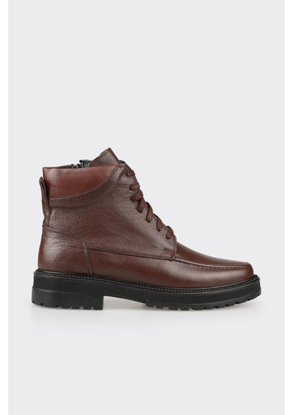 Kahve Deri Erkek Günlük Bot