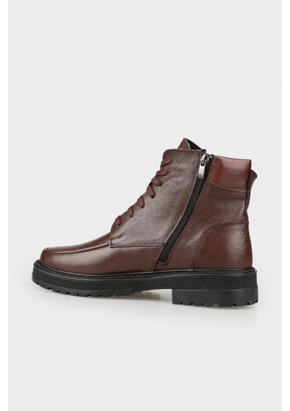 Kahve Deri Erkek Günlük Bot modelleri