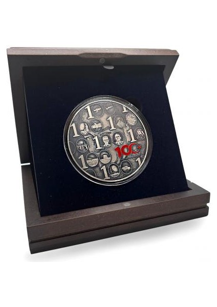 Türkiye Yüzyılı Okside Gümüş Sikke Coin
