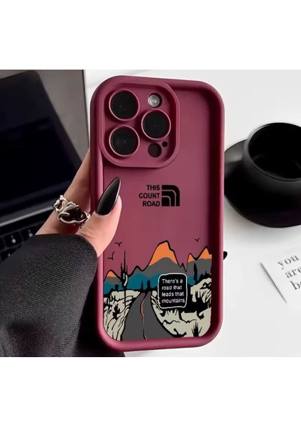 Xiaomi Redmi Note 14 Pro Kılıf Yumuşak Kalın Kenarlı Mountai Dağ Kuşu Desenli 3D Kamera Korumalı Lansman Silikon Kapak modelleri