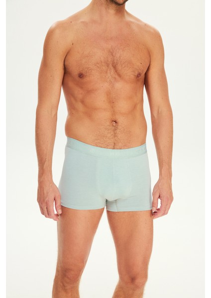 Micro Modal Extra Yumuşak Boxer Mint Yeşili