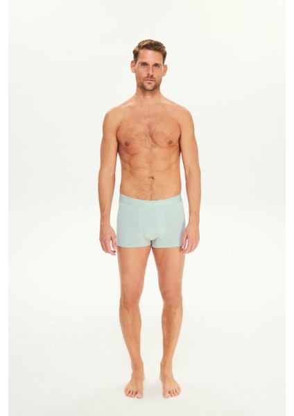 Micro Modal Extra Yumuşak Boxer Mint Yeşili