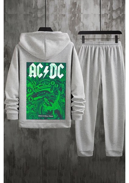 Uygun Tarz Only Trendwear Acdc Baskılı Eşofman Takımı