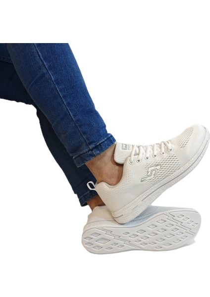 24937-24938 Beyaz Fuspetli Çok Hafif Rahat Spor Ayakkabı modelleri