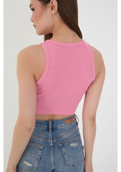 Halter Yaka Fitilli Askılı Crop Atlet Bluz fiyatları