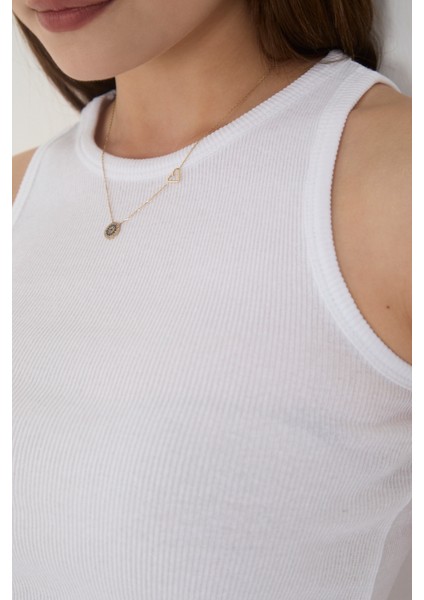 Halter Yaka Fitilli Askılı Crop Atlet Bluz modelleri