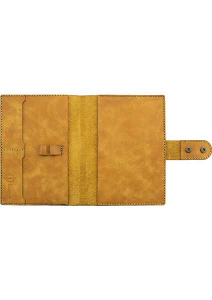 Kişiye Özel Rainbow A5 Defter ve Ajanda Kılıfı Hardal Sarısı modelleri