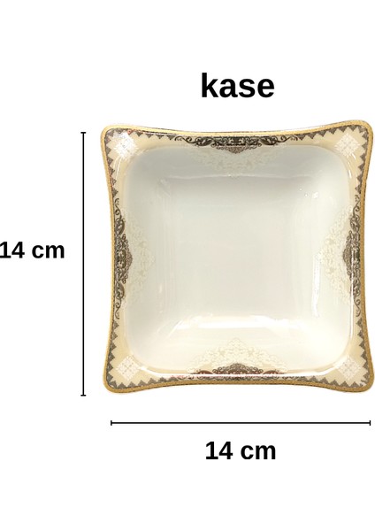 6 Kişilik Gold Osmanlı Deseni 24 Parça Yemek Takımı modelleri