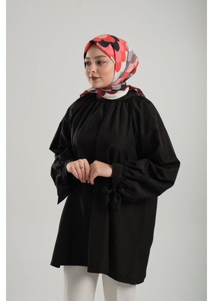 Bordo Desenli Eşarp Bambu Geometrik Dijital Baskılı 202205_16