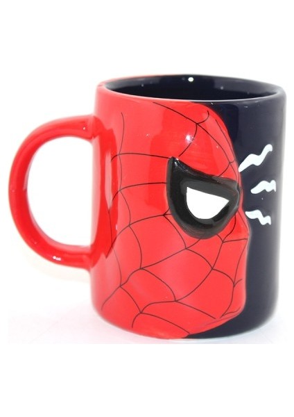 Porselen Spiderman Model Kupa Bardak