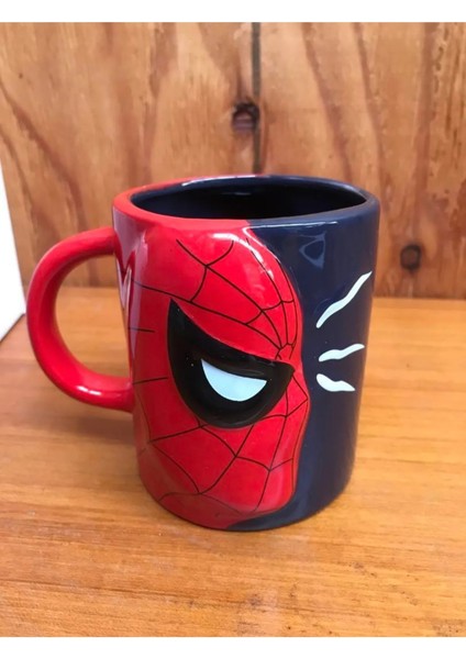 Porselen Spiderman Model Kupa Bardak