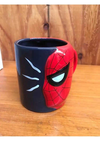 Porselen Spiderman Model Kupa Bardak