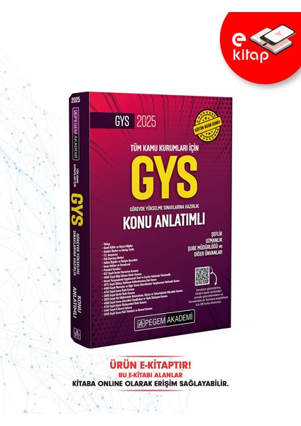 2025 GYS Tüm Kamu Kurumları İçin Görevde Yükselme Sınavlarına Haz