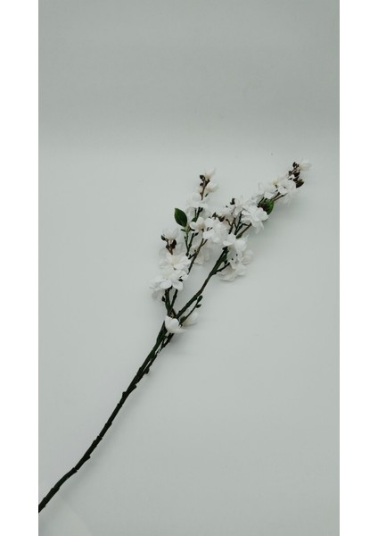 Bahar Dalı Yapay Çiçek Beyaz 90 cm