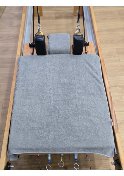 Pilates Reformer Havlusu Kaydırmaz Gri fırsatları