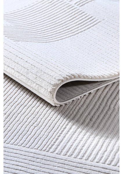 Perla 4031 Gri Uzun Ömürlü Yumuşak Polyester Halı