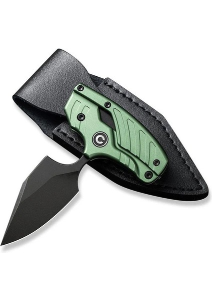 Typhoeus Adjustable Fixed Blade Knife Green Aluminum Handle Bıçak fırsatları