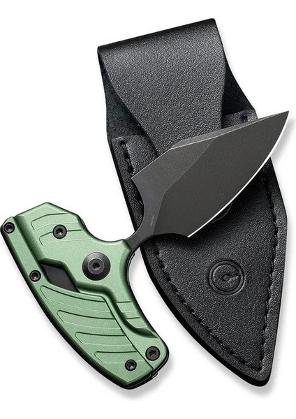 Typhoeus Adjustable Fixed Blade Knife Green Aluminum Handle Bıçak indirimleri