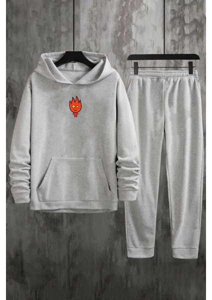 Uygun Tarz Only Trendwear Ateş Avatar Baskılı Eşofman Takımı