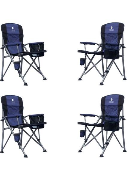 Wındcamp Lux Mavi 4'lü Kamp Sandalyesi