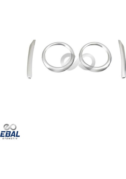 Fiat Doblo Krom Sis Farı Çerçevesi 4 Parça 2010-2015 Paslanmaz Çelik fırsatları